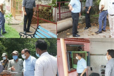 बीएसपी क्षेत्र में डेंगू मरीज के परिजन से मुलाकात करने सेक्टर 5 स्थित पीड़ित के निवास पहुंचे निगम आयुक्त श्री ऋतुराज रघुवंशी !!