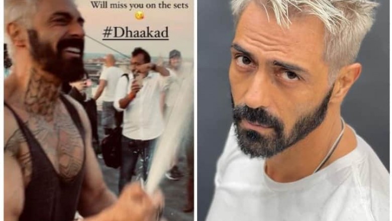 'धाकड़' की शूटिंग खत्म कर अर्जुन रामपाल ने खोली शैंपेन की बॉटल !!