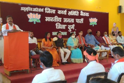 भाजपा अनुसूचित जाति मोर्चा दुर्ग जिला कार्यसमिति की बैठक में बड़ी संख्या में जुटे पदाधिकारी