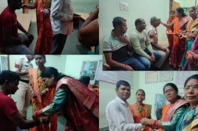 अध्यक्ष के नेतृत्व में राजिम थाना प्रभारी सम्माननीय श्री संतोष भू आर्य जी एवं सभी पुलिस कर्मि !!