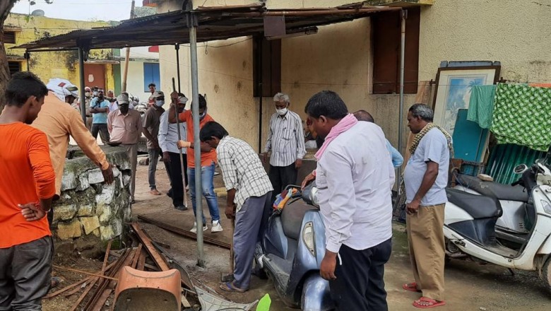 शीतला मंदिर के पास अवैध कब्जा करने वाले के खिलाफ हुई कार्यवाही