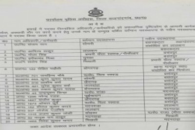 SP ने जारी किया आदेश.... SI और ASI और कई पुलिसकर्मी के तबादले....