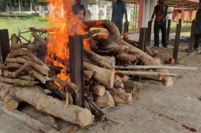 हनुमान भक्तो ने किया भिक्षुक का दाहसंस्कार !!
