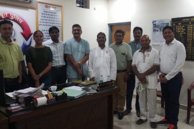 CSP office दुर्ग में जिओ खुलकर नशा मुक्ति अभियान का बैठक