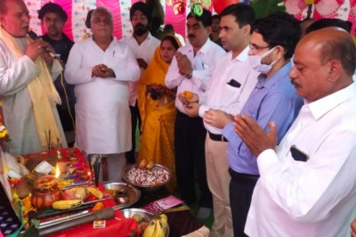 निगम में विराजे कर्म के देवता भगवान विश्वकर्मा, विधायक,महापौर,आयुक्त और सभापति ने की पूजा अर्चना