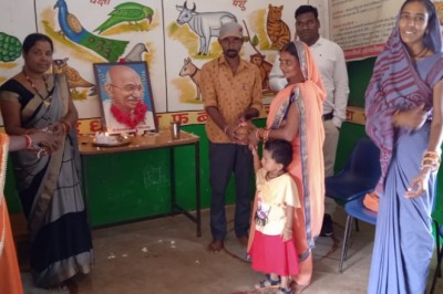 ग्राम पंचायत करेली में आज 2 अक्टूबर गांधी जयंती के उपलक्ष्य में भव्य कार्यक्रम का आयोजन