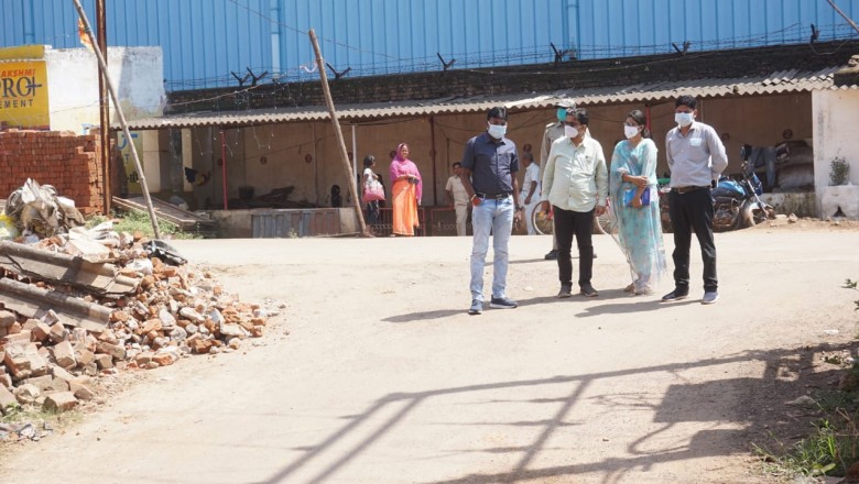 निगम आयुक्त प्रकाश सर्वे ने सड़क डामरीकरण का किया निरीक्षण