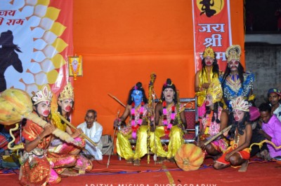 हनुमान भक्तो ने शस्त्रपूजन कर मनाया विजय दशमी पर्व