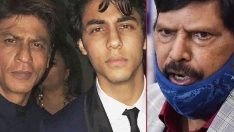 आर्यन ड्रग केस:केंद्रीय मंत्री रामदास आठवले ने दी शाहरुख खान को सलाह, बोले- 'आर्यन को 1-2 महीने के लिए नशा मुक्ति केंद्र भेजो'