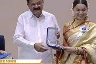 फिल्म अवॉर्ड्स:'मणिकर्णिका' और 'पंगा' के लिए कंगना बेस्ट एक्ट्रेस; मनोज वाजपेयी-धनुष को बेस्ट एक्टर का अवॉर्ड