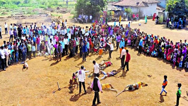 ग्राम चारभाठा में धूमधाम से मनाया गया मातर त्योहार