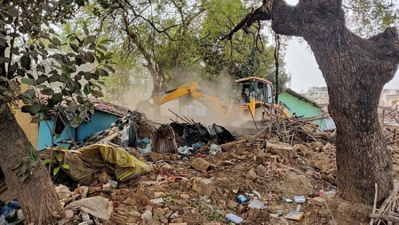 भिलाई में तोड़े गए 117 अवैध मकान:निगम की बड़ी कार्रवाई, मिनी स्टेडियम से हटाया बेजाकब्जा