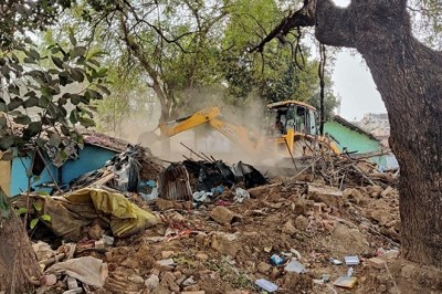 भिलाई में तोड़े गए 117 अवैध मकान:निगम की बड़ी कार्रवाई, मिनी स्टेडियम से हटाया बेजाकब्जा