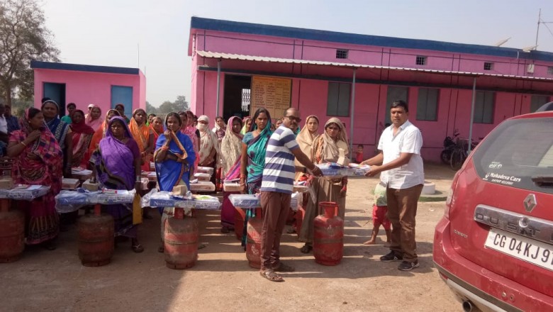 ग्राम पंचायत अमेरी में 57 परिवार को मिलेगी धुँआ से मुक्ति उज्जवला योजना के तहत मिला गैस कनेक्शन