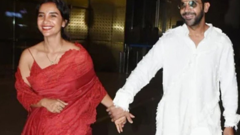 शादी के बाद वाइफ पत्रलेखा संग पहली बार दिखे राजकुमार राव, फोटोग्राफर ने 'भाभीजी' कहा तो शरमा गईं एक्ट्रेस