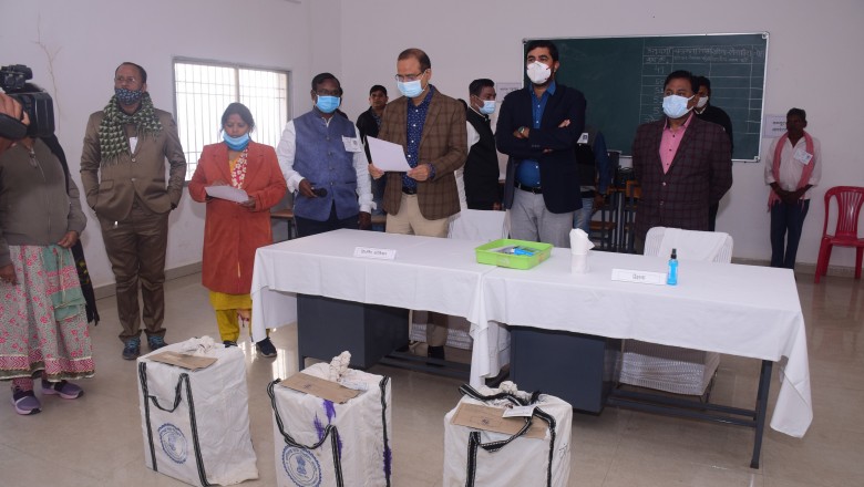 नगरीय निकाय आम एवं उप निर्वाचन के लिए मतगणना संपन्न