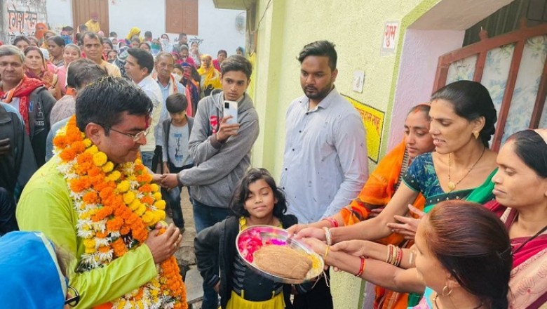 भाजापा पार्षद ने निकाला विजय जुलूस:5वीं बार पार्षद चुने गए रिकेश सेन, जगह-जगह स्वागत;