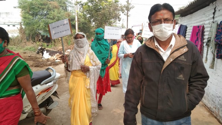 रैली निकालकर दस्तक स्वच्छता का नारा ,