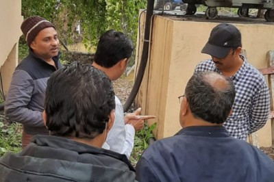 निगम द्वारा प्रभावित क्षेत्रों में जलापूर्ति शुरू