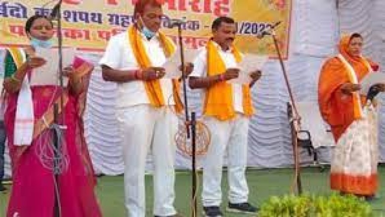 जामुल के नवनिर्वाचित पार्षदों ने ली शपथ,