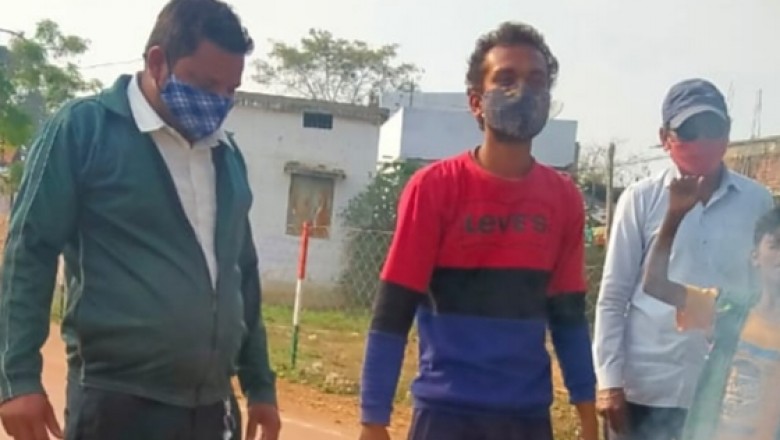ग्राम पंचायत बरगा राजनांदगांव के भारतीय युवा मोर्चा ने जलाया पंजाब सीएम का पुतला