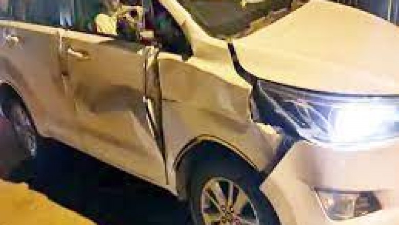 छत्तीसगढ़ भारतीय जनता पार्टी के युवा मोर्चा के प्रदेश अध्यक्ष अमित साहू का एक्सीडेंट