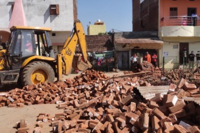 भिलाईनगर/ नगर पालिक निगम भिलाई क्षेत्र अंतर्गत सामुदायिक भवन बनने वाले स्थान पर अतिक्रमण