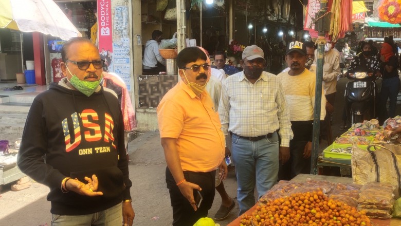 दुर्ग - इंदिरा मार्केट व हटरी बाजार में सड़क बाधित करने वालों को हटवाया गया: