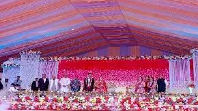 ग्रैंड रिसेप्शन पाटन : सीएम के पुत्र-वधु का आशीर्वाद समारोह शुरू