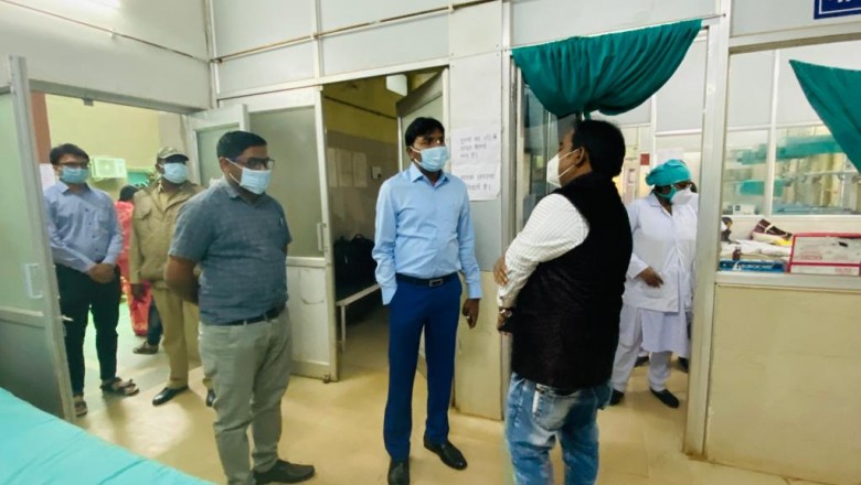 निगम आयुक्त प्रकाश सर्वे ने अस्पताल का लिया जायजा