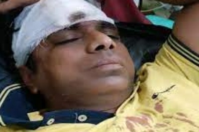 टीवी चैनल के पत्रकार पर  हमला