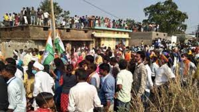 किसानों के आंदोलन के बीच एक किसान की मौत से भारी आक्रोश,गांव छावनी में तब्दील, एक करोड़ मुआवजा की मांग