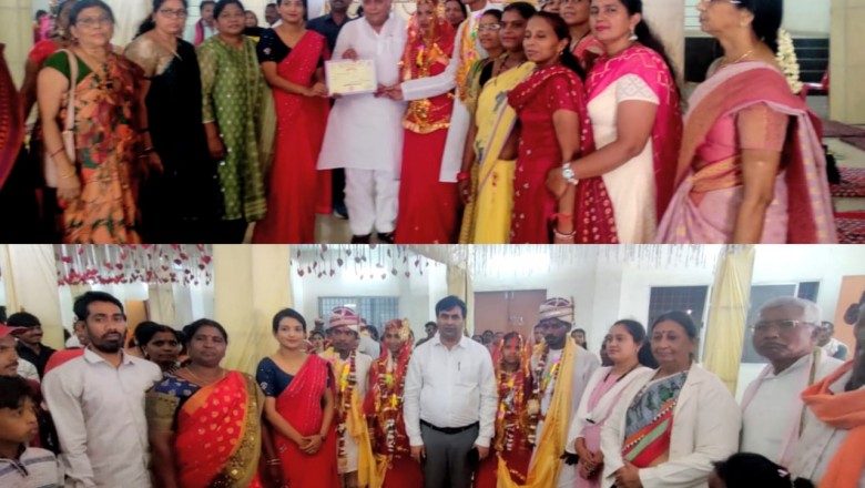 मुख्यमंत्री कन्या विवाह योजना से परिणय सूत्र में बंधे 28 जोड़े,