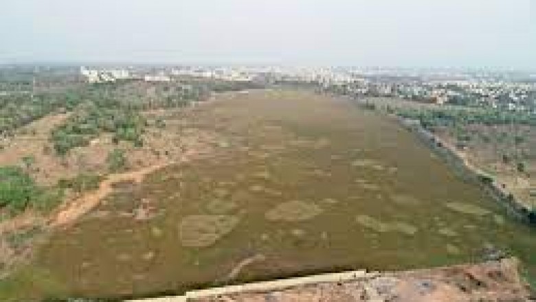 तापमान बढ़ने के असर : ट्विनसिटी का सबसे बड़ा तालाब सूखने लगा है
