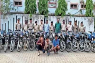बाइक चोरी करने वाले गिरोह के तीन सदस्य गिरफ्तार