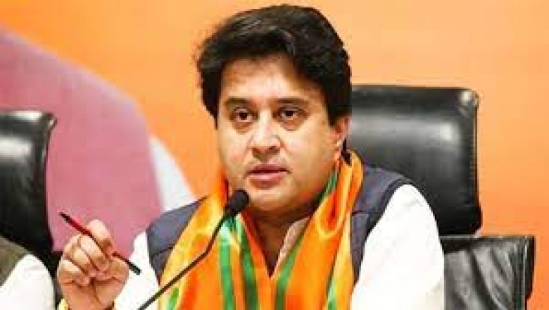 छत्तीसगढ़ पहुंचे ज्योतिरादित्य सिंधिया   :   कहा-कांग्रेस को देश के विकास की चिंता नहीं