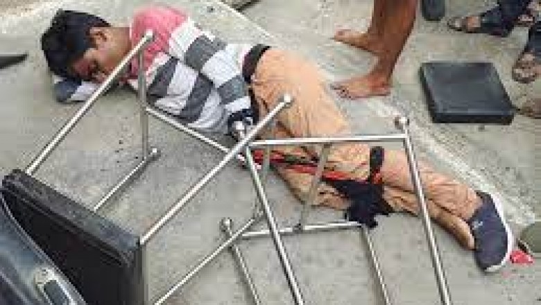 कस्टमर बनकर पहुंचे 3 बदमाश, गहने निकलवाए और फिर कर दी फायरिंग;एक को लोगों ने पकड़ा