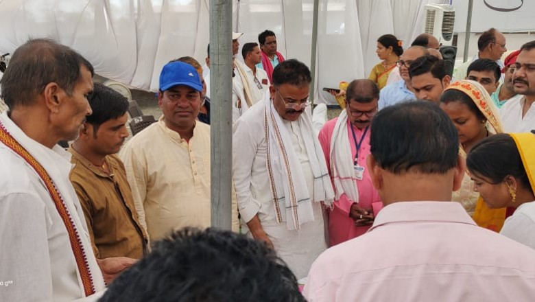 विधायक दलेशवर साहु राजनांदगांव में हुए साहू समाज बैठक में हुए शामिल