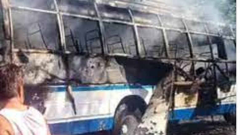वैष्‍णो देवी से लौट रही बस में आग लगी : कटरा में 4 श्रद्धालुओं की मौत, 22 घायल