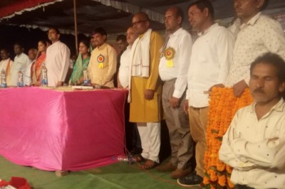 ग्राम पंचायत जोधा में सीसी रोड का  हुआ  भूमि पूजन
