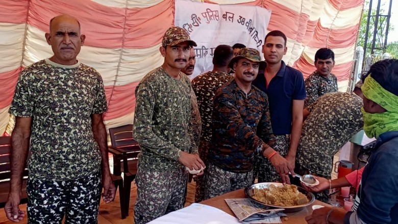 अर्जुन देव पाशा गुरु जी सिद्ध की पुण्य तिथि पर ITBP की तरफ से जलपान की व्यवस्था