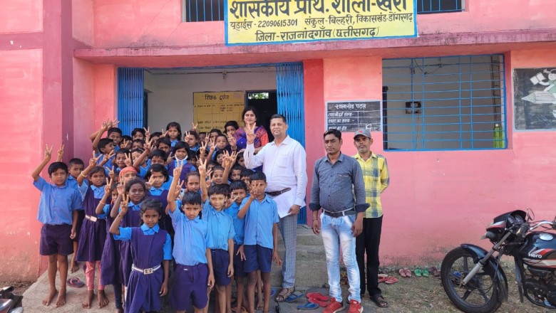 शाला प्रवेशोत्सव में उत्साह एवं खुशी से खिले बच्चों के चेहरे : बच्चों को पढ़ाई के प्रति किया गया प्रोत्साहित