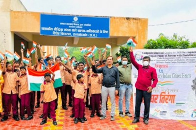 सीआरसी राजनांदगांव द्वारा हर घर तिरंगा का कार्यक्रम का आयोजन