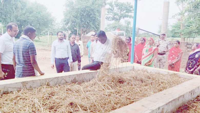 कलेक्टर ने छुरिया विकासखंड के ग्राम कल्लूबंजारी गौठान का किया निरीक्षण
