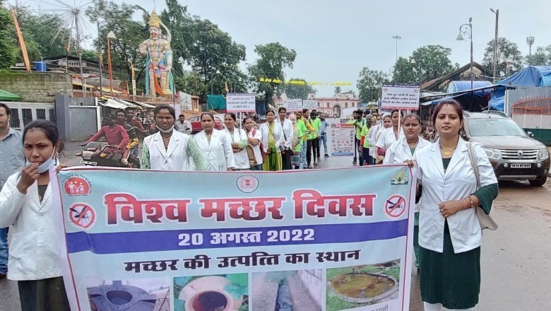 जिले में मनाया गया विश्व मच्छर दिवस  स्वास्थ्य विभाग ने रैली निकालकर किया लोगों को जागरूक