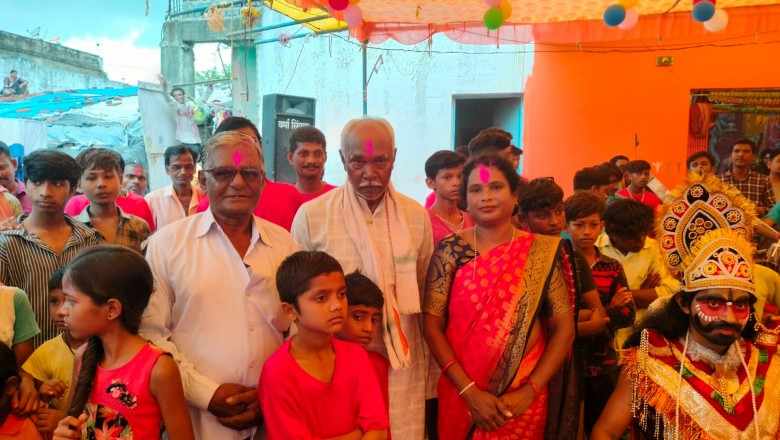 शांतिनगर शितला मंदिर प्रांगण में  रामसत्ता आयोजन  धूमधाम से मनाया गया