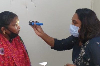 बजावण्ड में ग्रामीणजनों को नेत्रदान के प्रति किया जागरूक