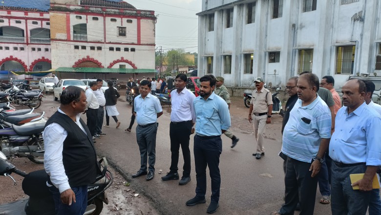 दुर्ग शहर की साफ सफाई और सुंदरता को लेकर कलेक्टर ने किया निरीक्षण