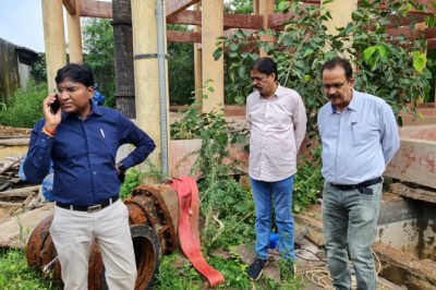 अमृत मिशन योजना के तहत बोरसी जोन व मीनाक्षी नगर की पानी टंकी में नया वाल्व का कार्य किया जा रहा है,कार्य स्थल का आयुक्त ने लिया जायजा: