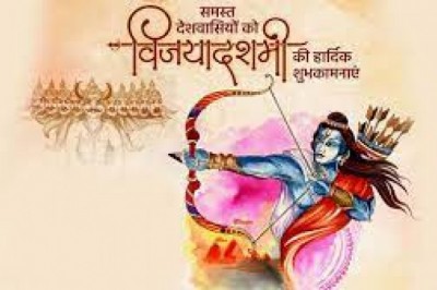 महापौर द्वारा विजयादशमी पर्व की बधाई